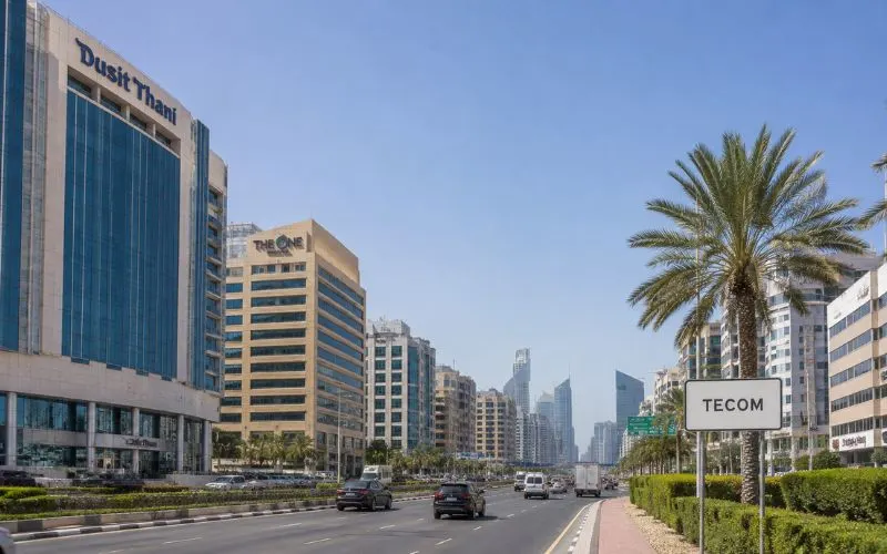 Tecom Barsha Heights Dubai skyline